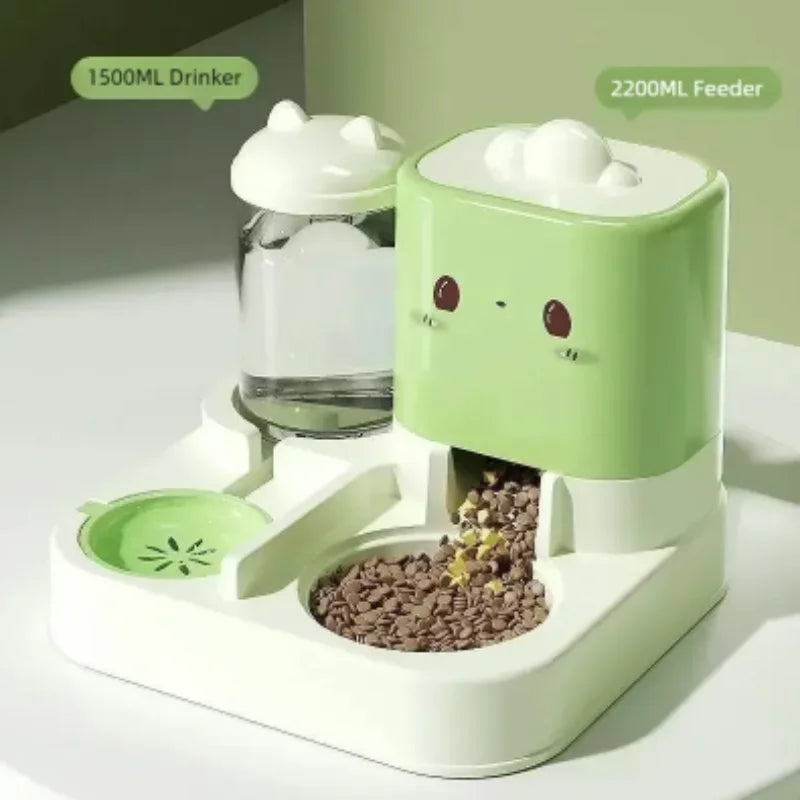 Distributeur automatique de croquettes pour chat et chien – Grande capacité 1,5L