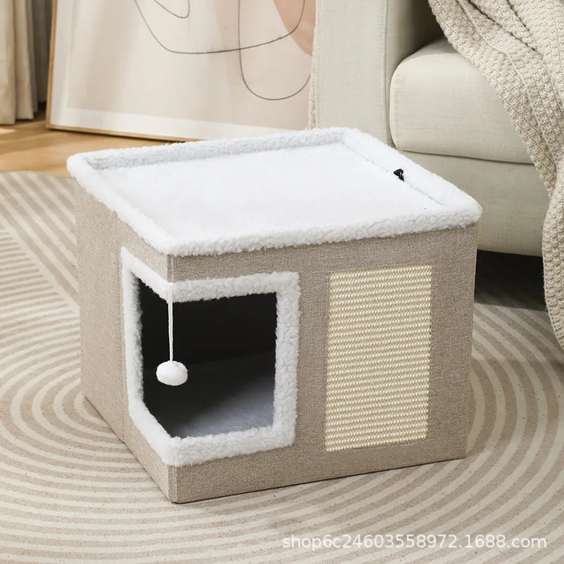 Nid et panier douillet pour chat et chien – Coussin moelleux
