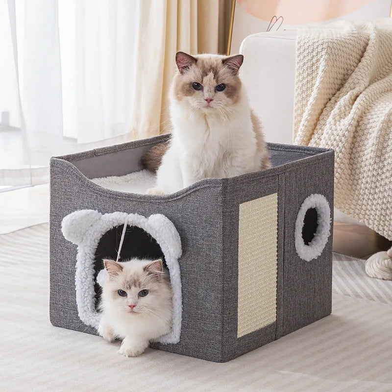 Nid et panier douillet pour chat et chien – Coussin moelleux