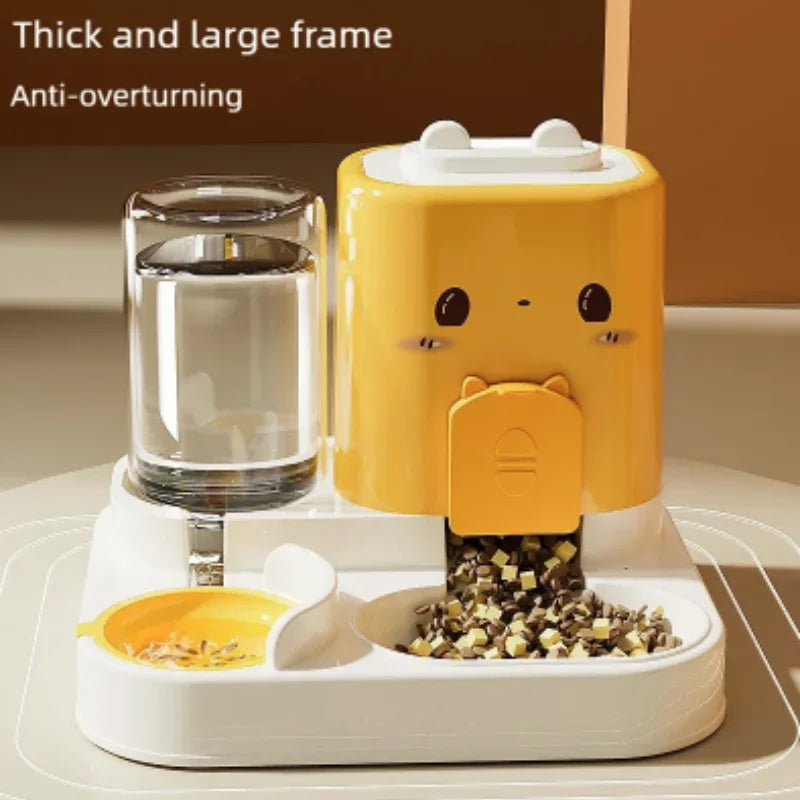 Distributeur automatique de croquettes pour chat et chien – Grande capacité 1,5L