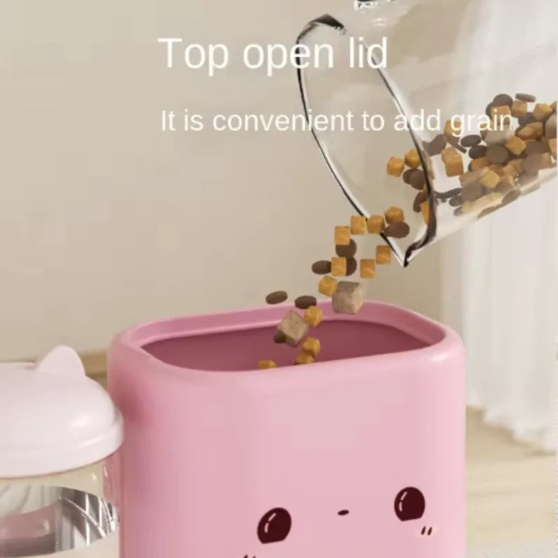 Distributeur automatique de croquettes pour chat et chien – Grande capacité 1,5L