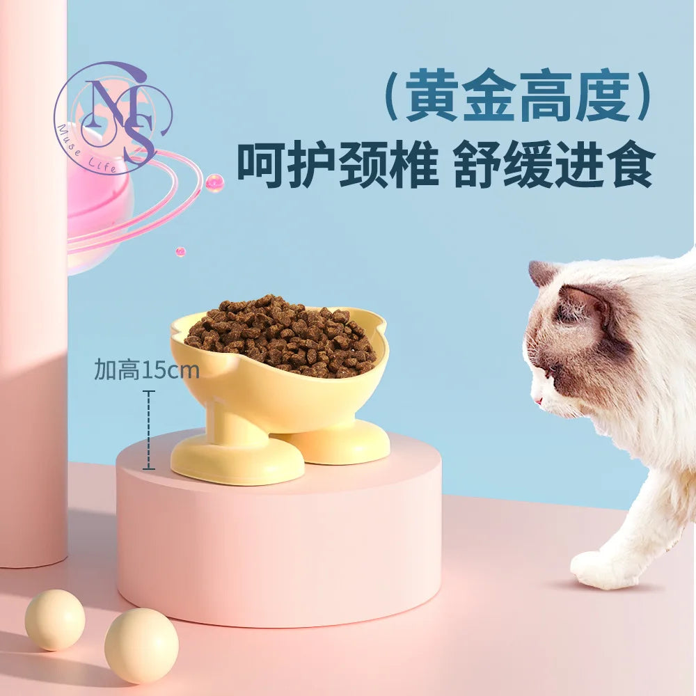 Gamelle macaron colorée pour chat et chien – Rose, Bleu, Jaune
