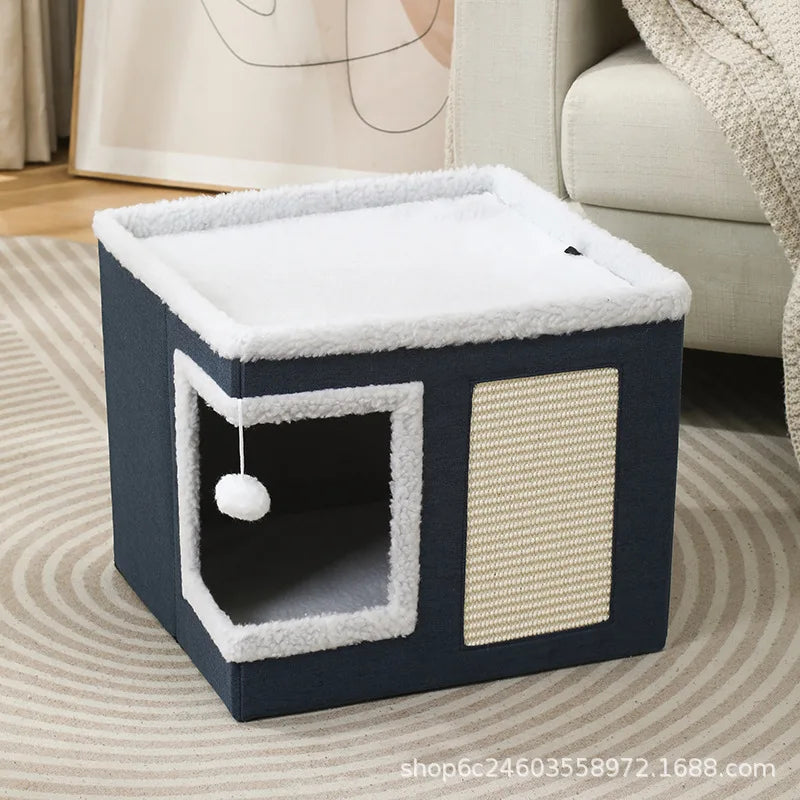 Nid et panier douillet pour chat et chien – Coussin moelleux