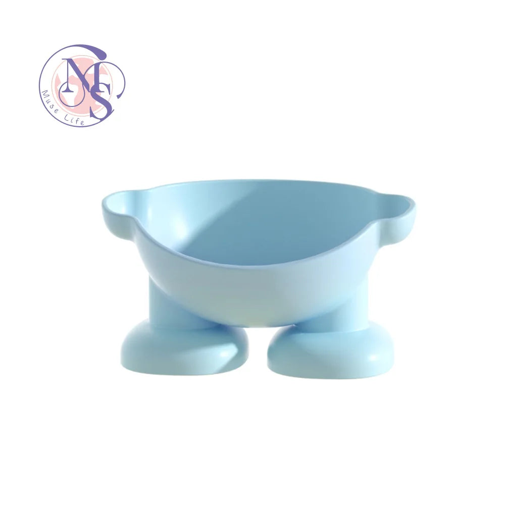Gamelle macaron colorée pour chat et chien – Rose, Bleu, Jaune