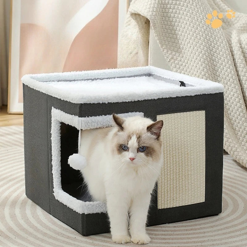 Nid et panier douillet pour chat et chien – Coussin moelleux