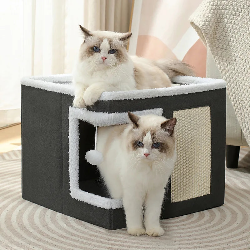 Nid et panier douillet pour chat et chien – Coussin moelleux