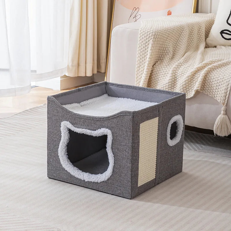 Nid et panier douillet pour chat et chien – Coussin moelleux