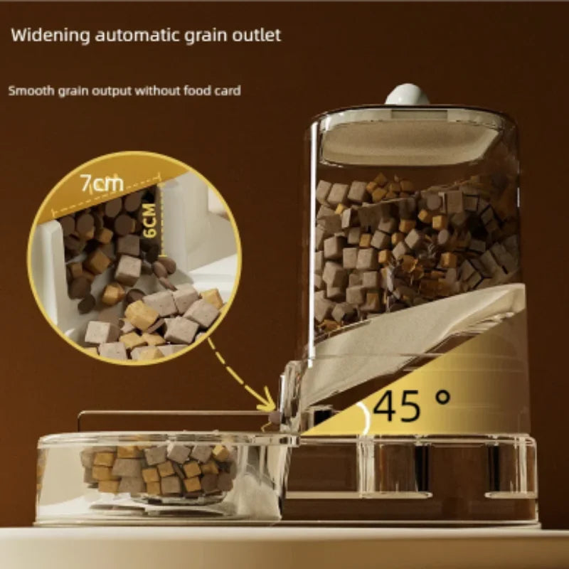 Distributeur automatique de croquettes pour chat et chien – Grande capacité 1,5L