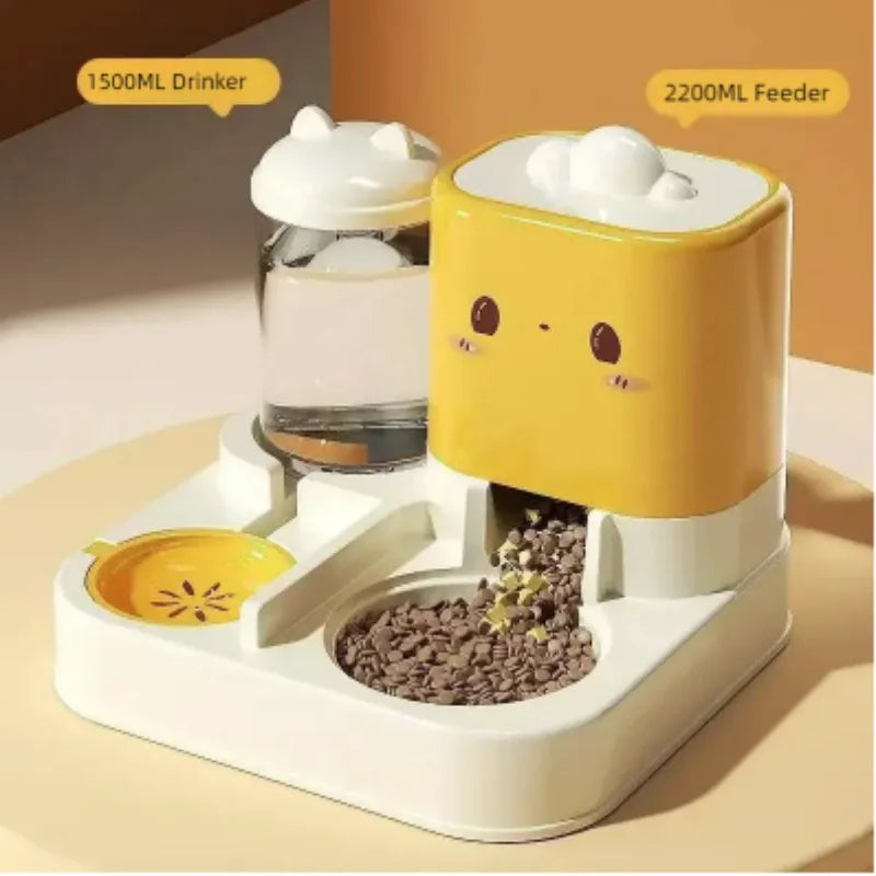 Distributeur automatique de croquettes pour chat et chien – Grande capacité 1,5L
