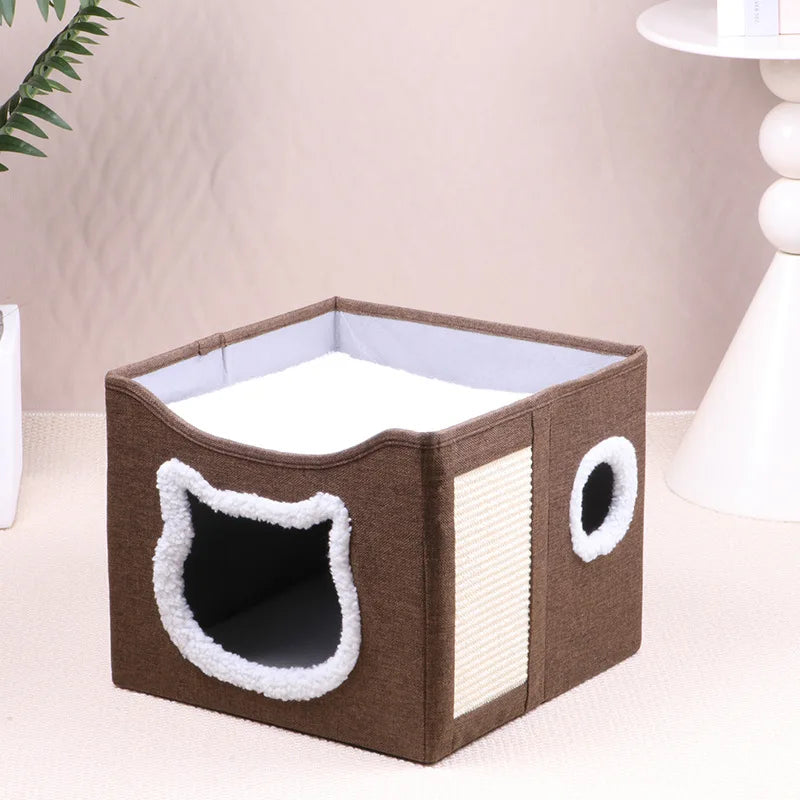 Nid et panier douillet pour chat et chien – Coussin moelleux